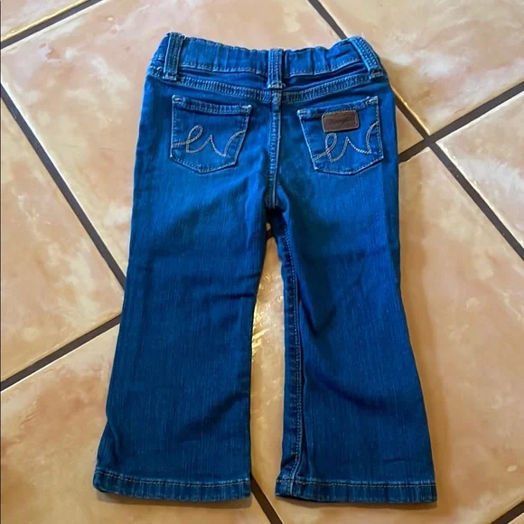 Wrangler Blue Bootcut Jeans Classic Denim - Picture 2 of 2